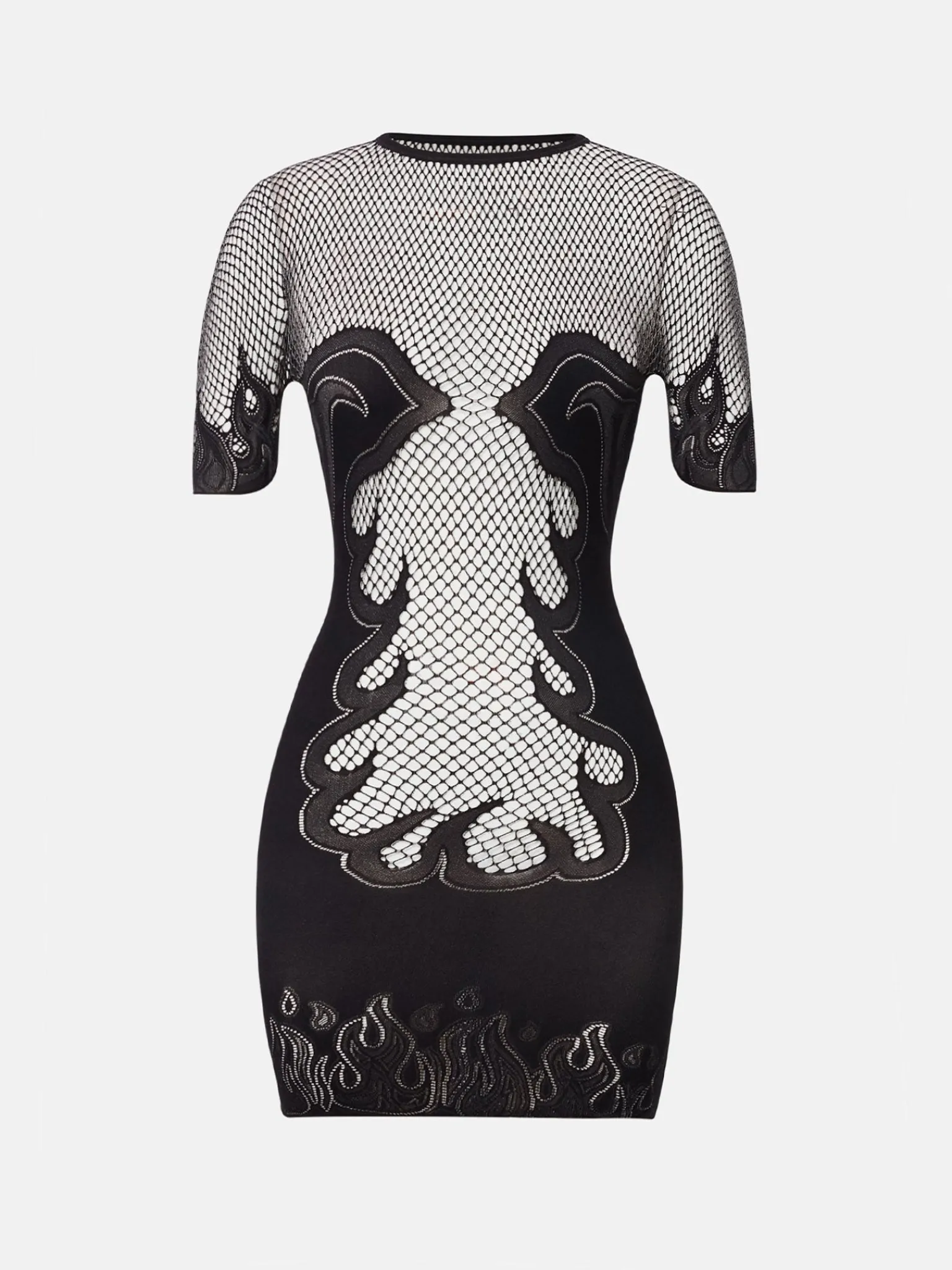Pin Up Mini Dress Black<Poster Girl Clearance