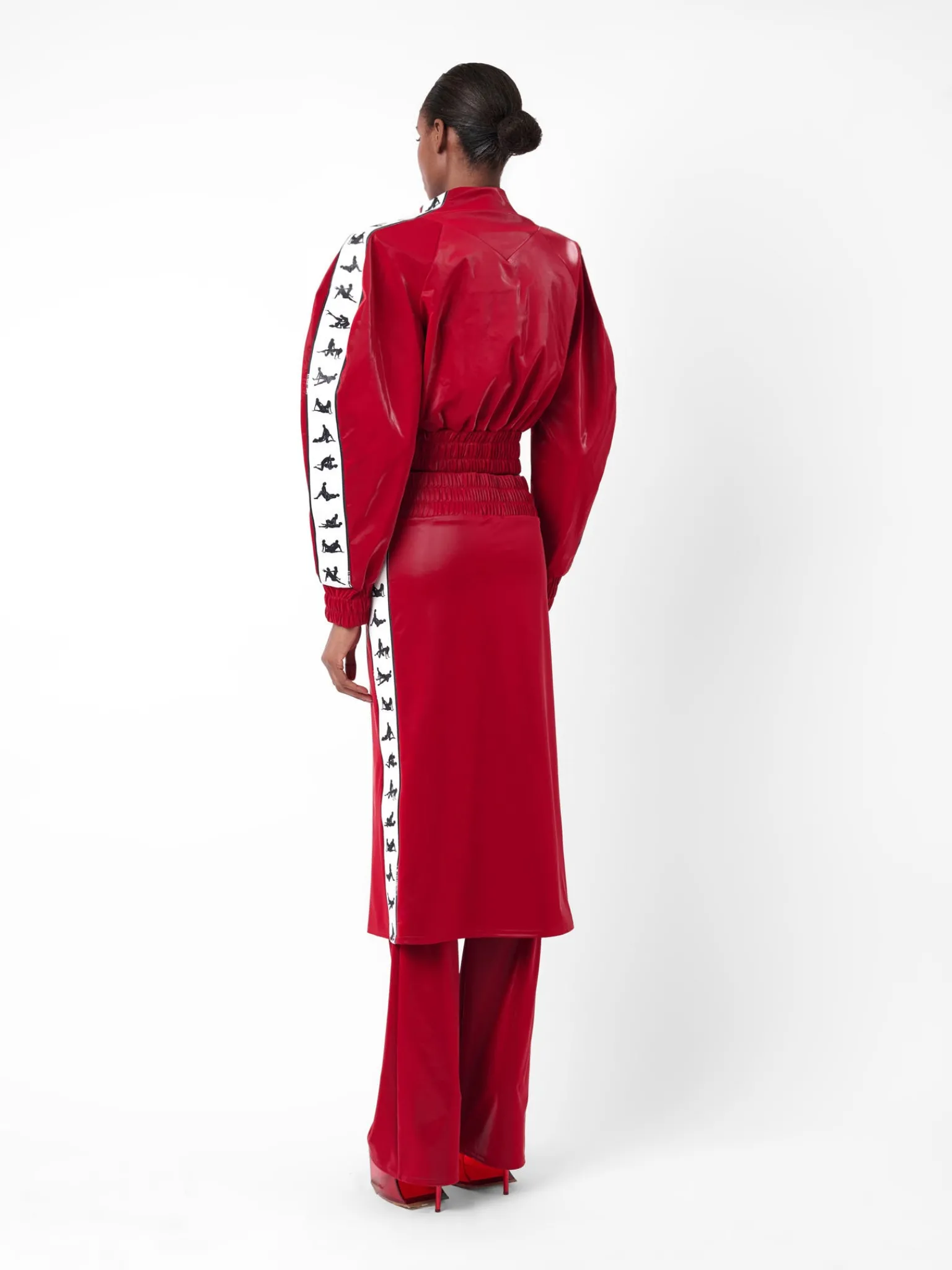Premier Tracksuit Jacket Red<Poster Girl