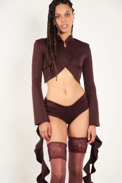 Rapunzel Hotpants Old Money Brown<Poster Girl Outlet