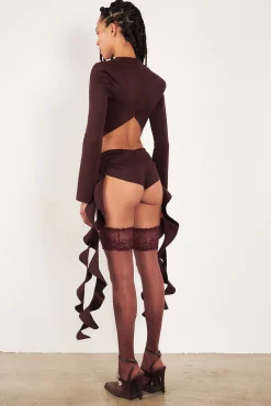 Rapunzel Hotpants Old Money Brown<Poster Girl Outlet