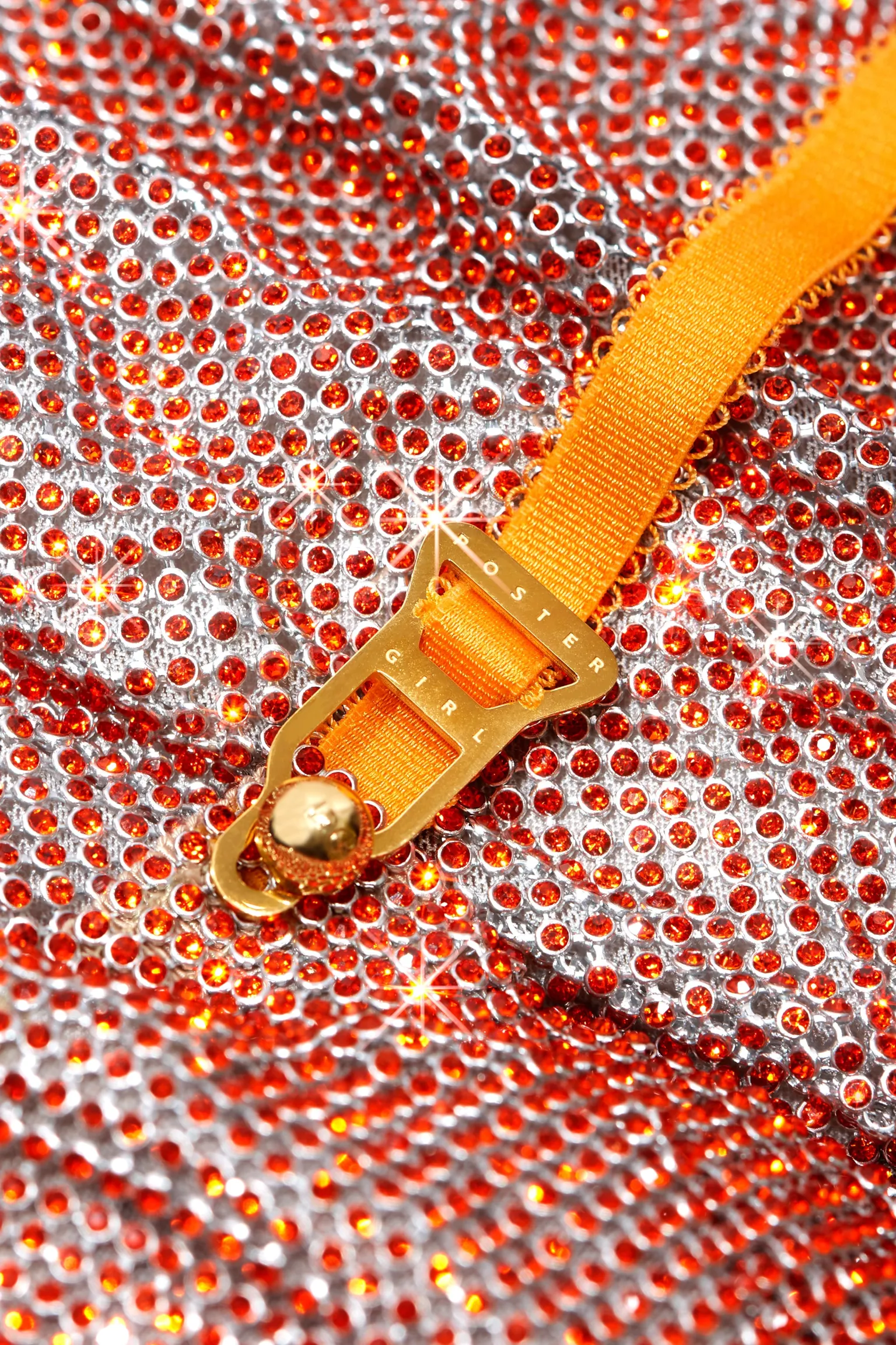 Rhinestoned Adrianne Dress Aperol Spritz<Poster Girl Best