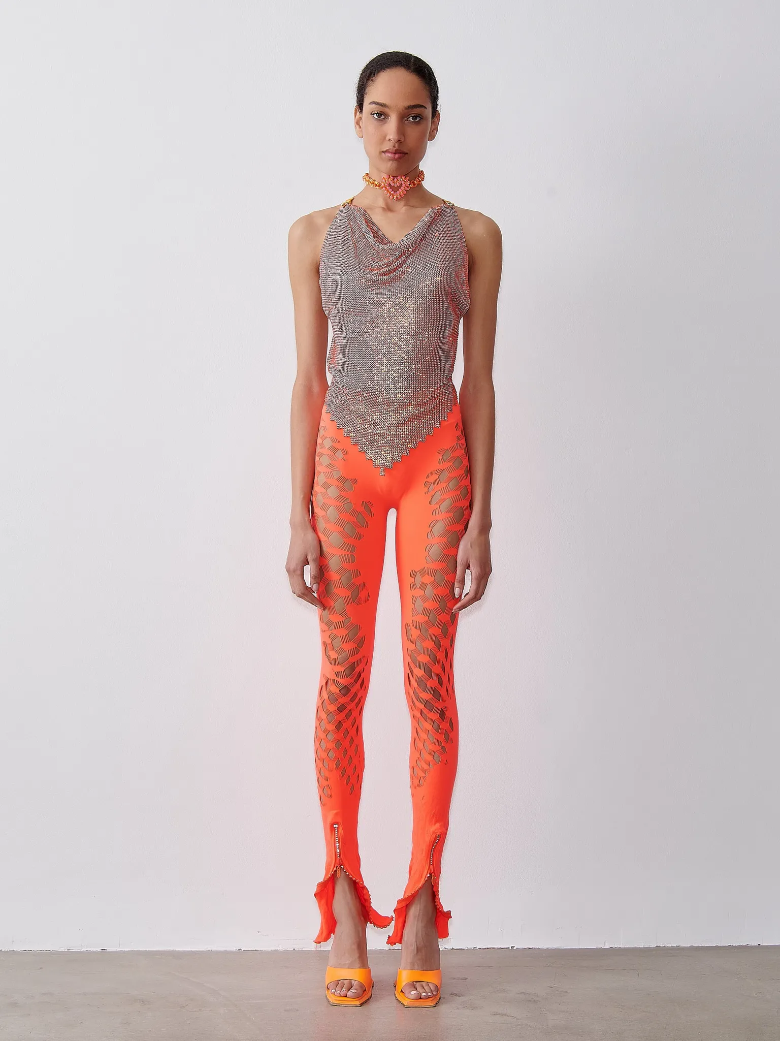 Rhinestoned Beyan Top Aperol Spritz<Poster Girl Clearance