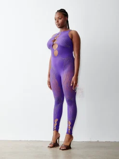 Rhinestoned Janice Jumpsuit<Poster Girl Sale