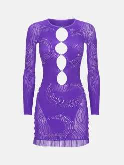 Rhinestoned Miranda Dress<Poster Girl Sale
