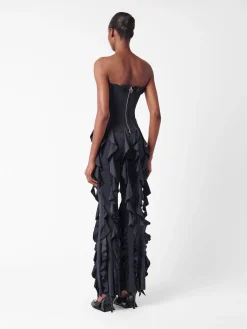 Rhonda Ruffle Trousers Black<Poster Girl Outlet