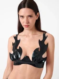 Roast Latex Bra Black<Poster Girl Best