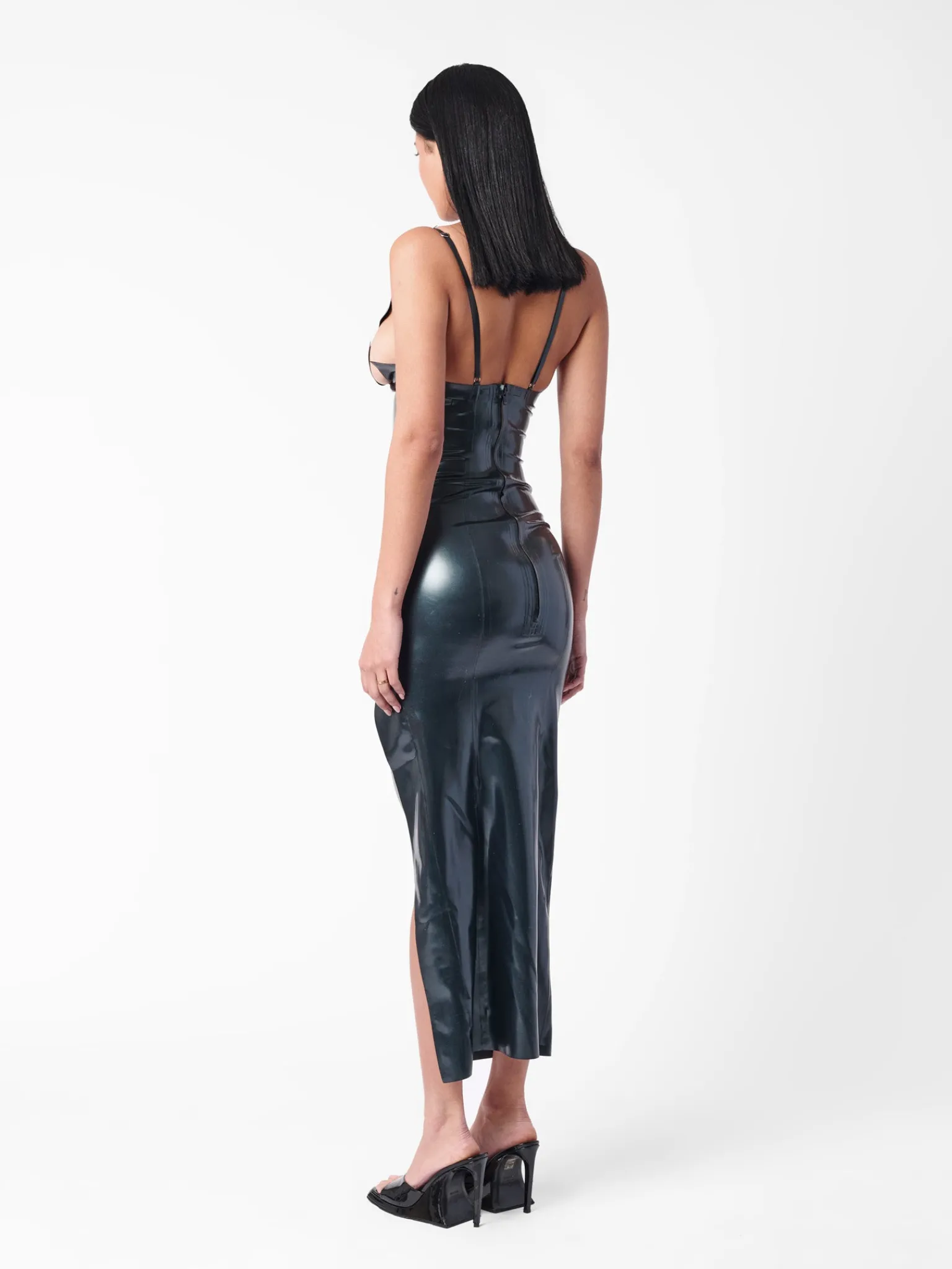 Roast Latex Dress Black<Poster Girl
