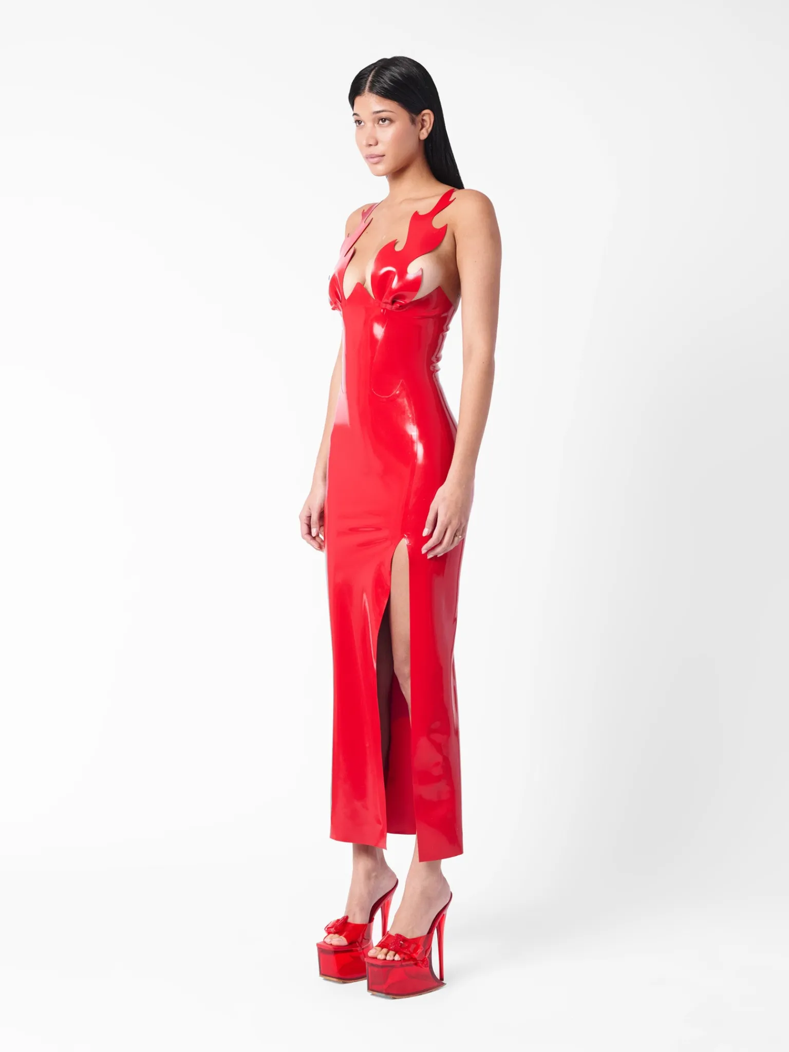 Roast Latex Dress Red<Poster Girl Best