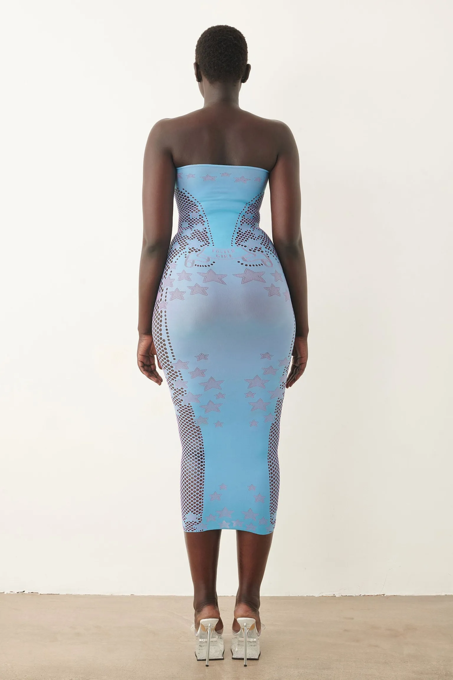 Roxie Dress Crypto Blue<Poster Girl