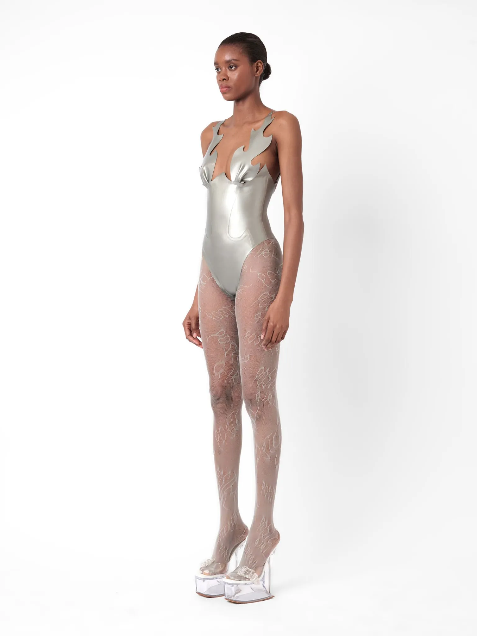 Sage Tights Smoke Grey<Poster Girl Best