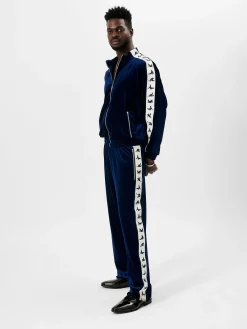 S*x Tape Tracksuit Bottoms Velour Blue<Poster Girl Online