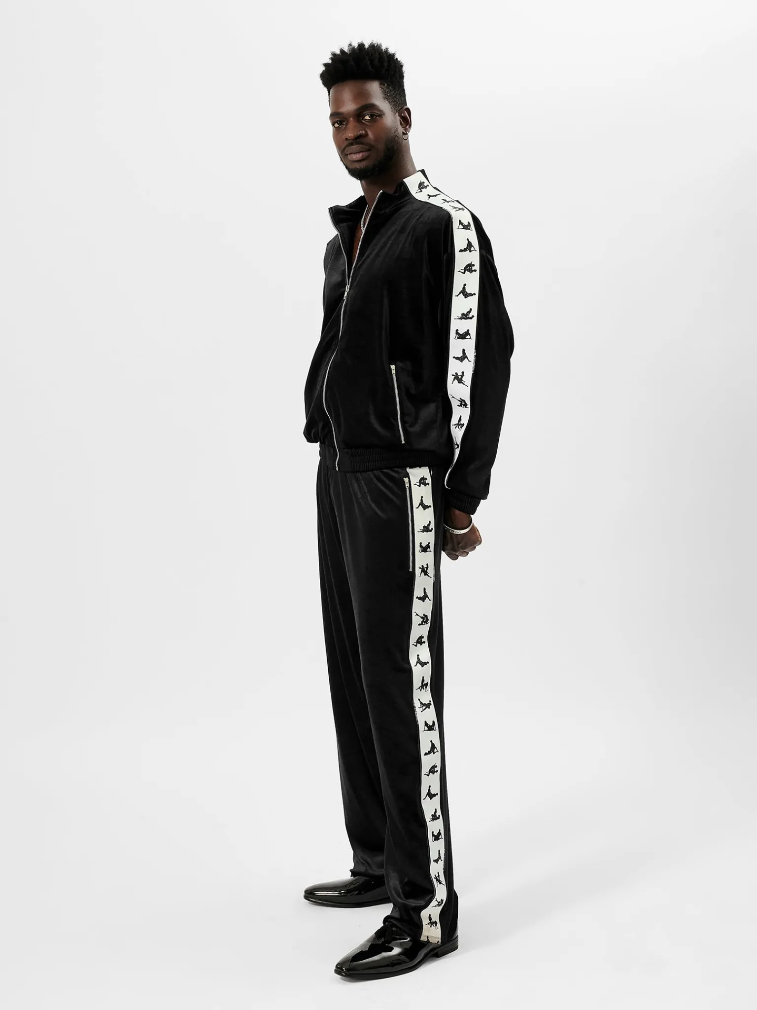 S*x Tape Tracksuit Jacket Velour<Poster Girl Discount