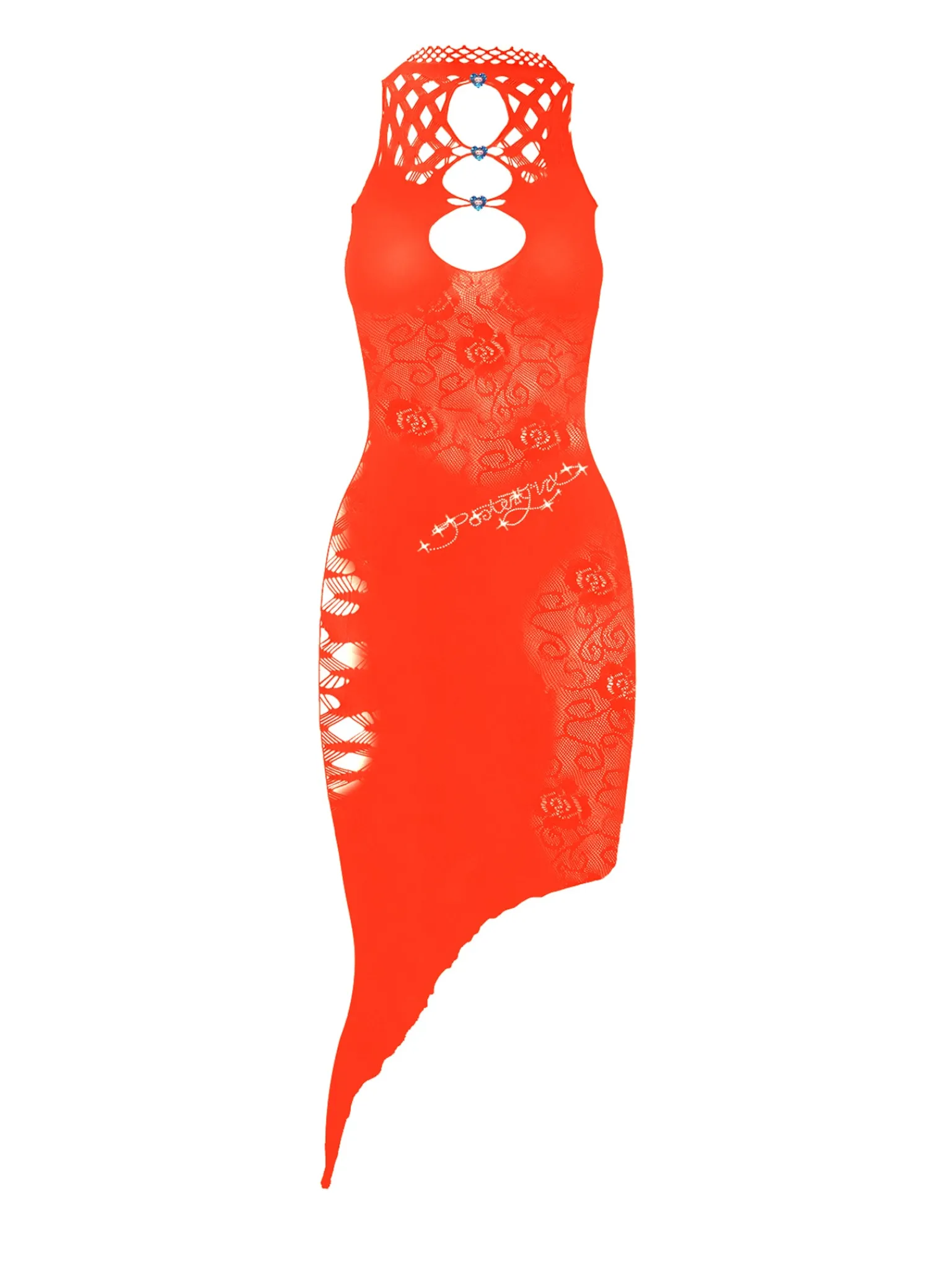 Tamika Dress in<Poster Girl Hot