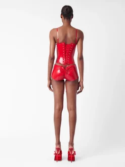 Tart Latex Top Red<Poster Girl