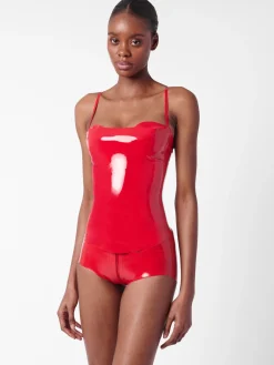 Tart Latex Top Red<Poster Girl