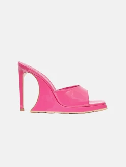 Ursula Mules Patent Leather Harlot Pink<Poster Girl Clearance