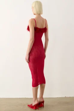 Vanderbeck Dress Red<Poster Girl