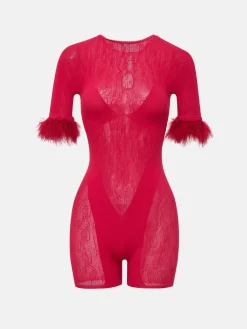 Vanderbilt Playsuit Red<Poster Girl Outlet