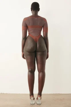 Vivian Bodysuit Old Money Brown<Poster Girl Discount
