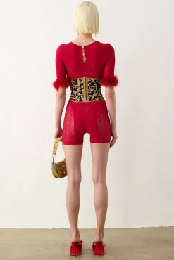 Waist Trainer Beige Leopard Print<Poster Girl Clearance