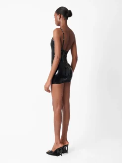 Whistle Latex Mini Dress<Poster Girl Outlet