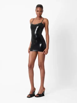 Whistle Latex Mini Dress<Poster Girl Outlet