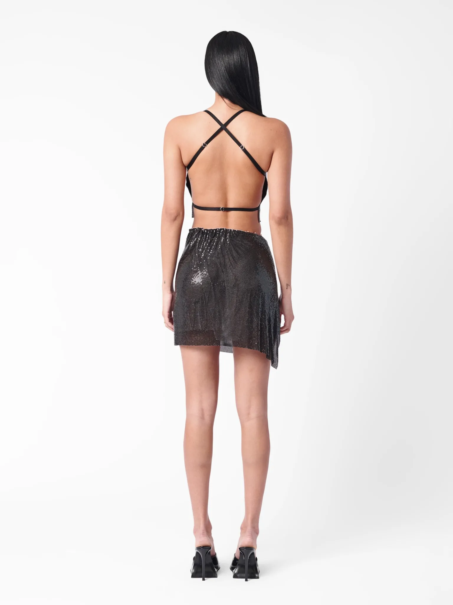 Winona Wrap Skirt Jet Black<Poster Girl Hot