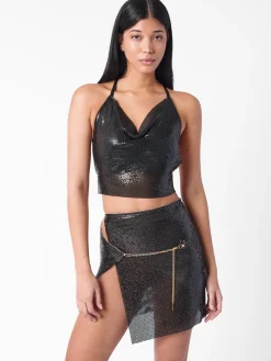 Winona Wrap Skirt Jet Black<Poster Girl Hot
